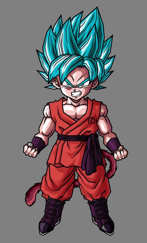 Kid Goku SSJ Blue Kaioken by hsvhrt.deviantart.com on @DeviantArt Blue Kaioken Goku, Kid Goku Pfp, Goku Artwork, Goku Pfp, Goten Y Trunks, Kid Goku, Super Saiyan Blue, Dragon Ball Painting, Goku Super