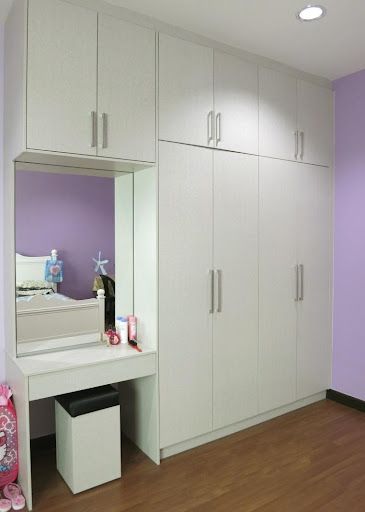 Recommended 10 Floor to Ceiling Wardrobe Ideas for you HomeMakeover Room Cabinet Bedroom Closet, Cabinet Wardrobe Design, Ceiling Cabinets Bedroom, Built In Cabinet For Small Bedroom, Wardrobe Cabinets Design, Bedroom With Cabinet Ideas, Wardrobe Design With Vanity, Cabinet Closet Design, Built In Cabinet Bedroom