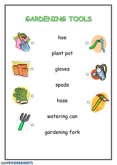 Garden Worksheets Preschool, Gardening Worksheets, Garden Worksheet, Preschool Garden, Worksheets For Grade 3, Worksheets Preschool, English As A Second Language (esl), English As A Second Language, Bookmarks Printable