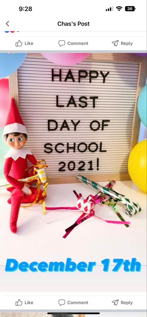 Elf On Shelf Last Day Of School, Elf Last Day Of School, Last Day Of School Elf On The Shelf, Elf On The Shelf Last Day Of School, Elf Last Day, Awesome Elf On The Shelf Ideas, Elf Fun, Elf Ideas, Last Day Of School