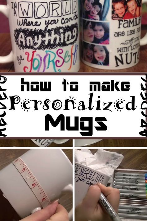 DIY Personalized Mugs: Spice up the Plain White Mug - http://www.thebudgetdiet.com/diy-personalized-mugs-spice-up-the-plain-white-mug?utm_content=snap_default&utm_medium=social&utm_source=Pinterest.com&utm_campaign=snap Writing On Mugs, Diy Sharpie Mug, Plain White Mugs, Plain Mugs, Sharpie Permanent Markers, Sharpie Crafts, Sharpie Mug, Diy Sharpie, Posca Marker