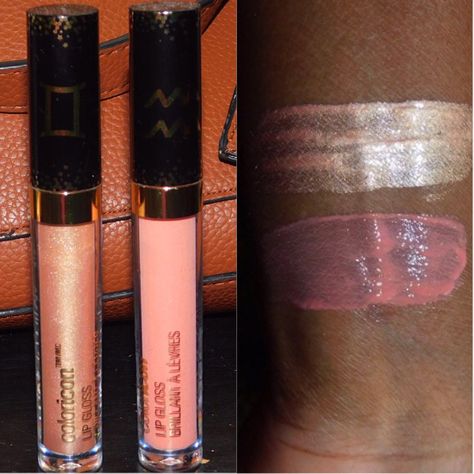 Wet N Wild’s new Zodiac Sign Collection featuring their color icon lip gloss. I picked up the color Gemini, a gold, sparkly gloss because it’s my daughter’s star sign. I also got Aquarius; which is a beautiful sheer pink that I think will be a great topper with a lipstick💄 You know I had to get my star sign♒️ #wetnwildbeauty #lipglosses #makeup #lips #BaddieOnABudget #swatch #beauty #gold #pinklips Starry Lip Gloss, Yummy Lip Gloss Covergirl, Gold Lipgloss, Wet And Wild Zodiac Lip Gloss, Rose Gold Lip Gloss, New Zodiac Signs, Sagging Neck, Beauty Hacks Lips, Dry Skin Patches