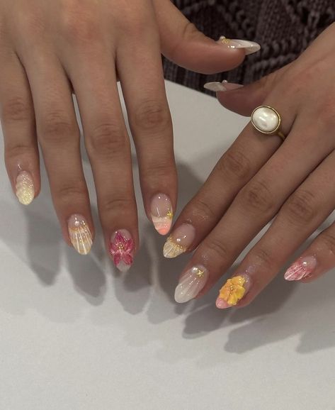 Short Summer Nails, Hawaii Nails, Cruise Nails, Hippie Nails, Summery Nails, Simple Acrylic Nails, Get Ready For Summer, Cute Gel Nails, Soft Nails