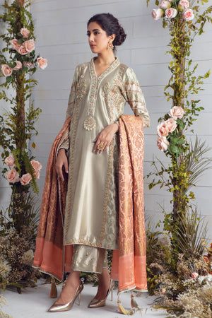 Designer Outfit, Pakistani Wedding Outfits, Embroidery Suits Design, Pakistani Designers, Embroidery Suits, Silk Thread, Pakistani Fashion, Wedding Wear, Raw Silk