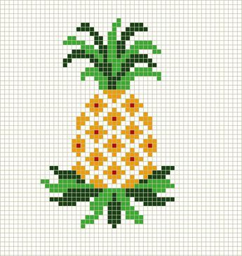 Cross Stitch Fruit, Subversive Cross Stitch, Small Cross Stitch, Pola Kristik, Pola Sulam, 자수 디자인, Tapestry Crochet, Knitting Charts, A Cross