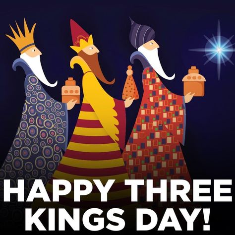 Happy Three Kings Day, Three Kings Day, The Three Kings, King Photo, Kings Day, Three Kings, Holiday Humor, Baby Jesus, Epiphany