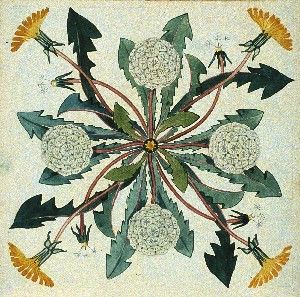 One of Clarence's favorite flowers was the dandelion. This repetitive image is from the Casa Fontanalba VIP book Motifs Art Nouveau, Botanical Illustrations, Botanical Drawings, Pattern Illustration, Botanical Illustration, Flowers And Leaves, Botanical Art, Botanical Prints, A Flower