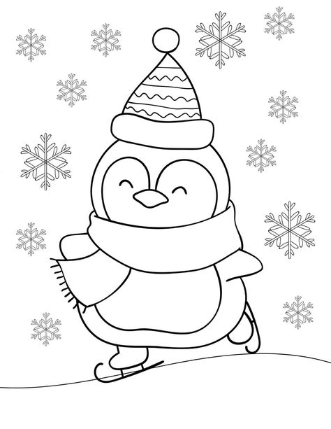 Penguin Printable, Number Search, Emperor Penguins, Penguin Coloring Pages, Aquatic Birds, Penguin Coloring, Free Printable Coloring Sheets, Kindergarten Coloring Pages