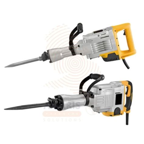 A demolition hammer drill, often referred to as a demo hammer or breaker hammer, is a powerful handheld tool designed for heavy-duty tasks in construction and demolition. It combines the functions of a hammer and a drill to break through and remove concrete, masonry, and other hard materials. Typically featuring a pneumatic or electric power source, a demolition hammer drill delivers rapid, repetitive blows to the surface, effectively chipping away and breaking up the material. This tool is c... Old Structures, Tile Removal, Demolition Hammer, Breaking Up, Hammer Drill, In Construction, Electric Power, Power Source, Instagram A