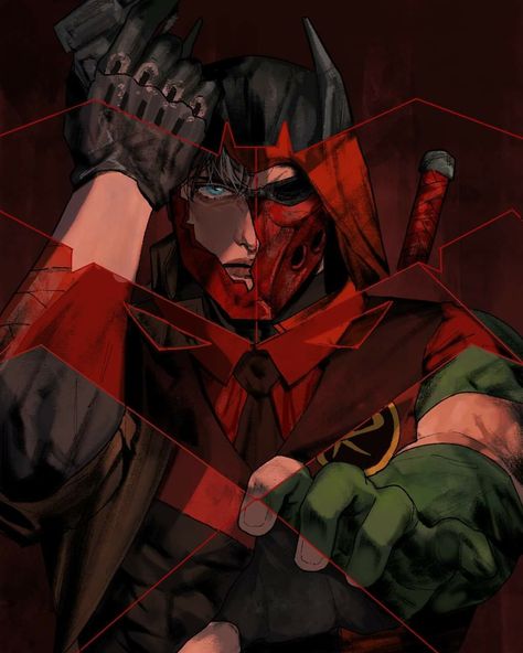 Jason Todd Fanart, Jason Todd Robin, Hood Wallpapers, Batman Fan Art, Red Hood Jason Todd, Univers Dc, Dc Comics Superheroes, Comic Manga, Arkham Knight