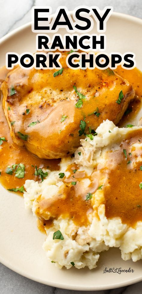 Quick Smothered Pork Chops, Pork Chops With Mashed Potatoes And Gravy, Pork Chop Recipes With Mashed Potatoes, Supper Ideas Easy Pork Chops, What To Do With Pork Chops Ideas, Easy Baked Pork Chops In Gravy, Quick Easy Pork Chops, Pork Chops Mashed Potatoes Gravy, Pork Chop Recipes Potatoes