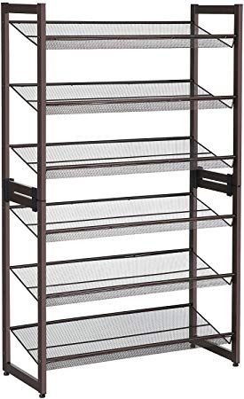 Metallic Shoe Rack Designs, Shoe Storage Metal, Angled Shelves, Shoe Rack Steel, Steel Shoe Rack, Shoe Rack Shelf, Black Metal Shoe Rack, 3 Tier Shoe Rack, Shoe Rack Storage