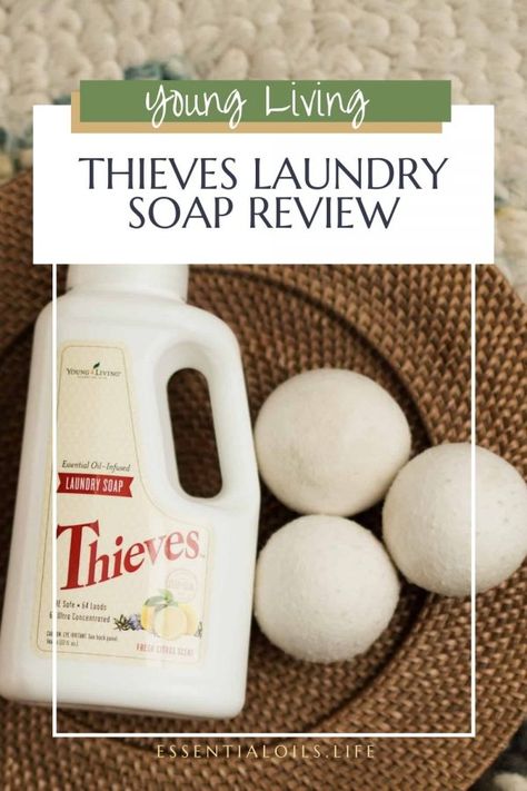 Theives Oil Laundry Soap, Young Living Laundry Detergent Dilution, Thieves Laundry Soap Hack, Young Living Laundry Detergent, Thieves Laundry Detergent, Thieves Laundry Soap, Laundry Soap Recipe, Diy Laundry Soap, Young Living Diffuser