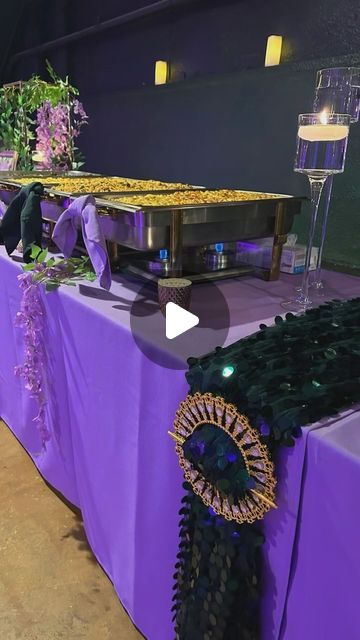 Catered by Chaneice on Instagram: "Julianna celebrates her quinceañera in enchanting style with a mystical Enchanted Forest theme!💜🌳✨ Indulge in a feast that captures the spirit of magic and elegance. #Quinceañera a world of enchantment and culinary magic fit for a princess.🫅🏽💜🎂

Send inquiries: cateredbychaneice@gmail.com 
.
.
#ColumbusChef #CateredByChaneice #Explore #EnchantedBuffet #Quinceañera #EventCatering #Catering #LuxuryCatering #BirthdayCatering #LatinCulture" Enchanted Forest Buffet Table, Enchanted Forest Theme Quinceanera, Birthday Catering, Enchanted Forest Theme, Catering Ideas, Luxury Cat, Forest Theme, Event Catering, Enchanted Forest