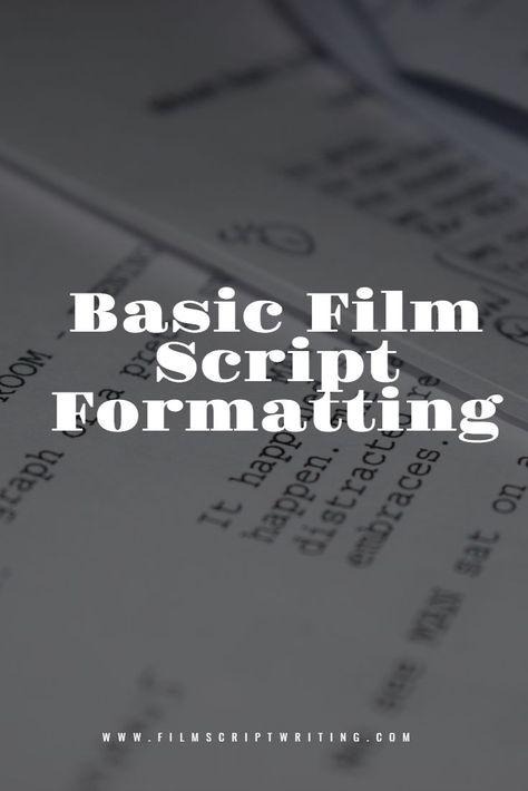 Free Lessons On Basic Film Script Formatting. Film Script Format, Script Writing Format, Screen Writing, Movie Production, Movie Script, Film Script, Movie Scripts, Free Films, Character And Setting