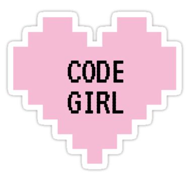 "CODE GIRL" Stickers by MadEDesigns | Redbubble Computer Science Funny, Science Graduation Cap, Computer Science Women, Code Girl, Computer Science Programming, Learn Computer Science, College Stickers, Science Stickers, طابع بريدي