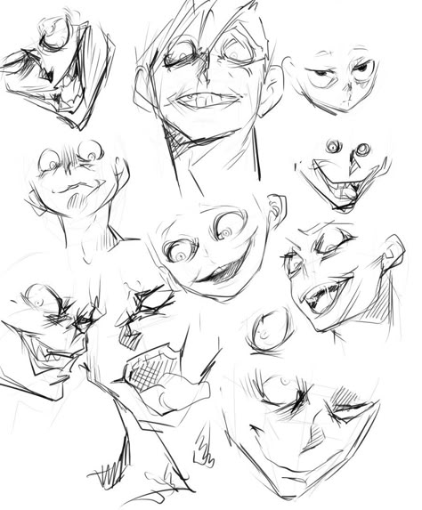 Fantasy Vampire, Evil Face, Drawing Base Poses, Best Eyes, Expression Sheet, Smile Drawing, Eyes Ideas, Evil Smile, Poses Anime