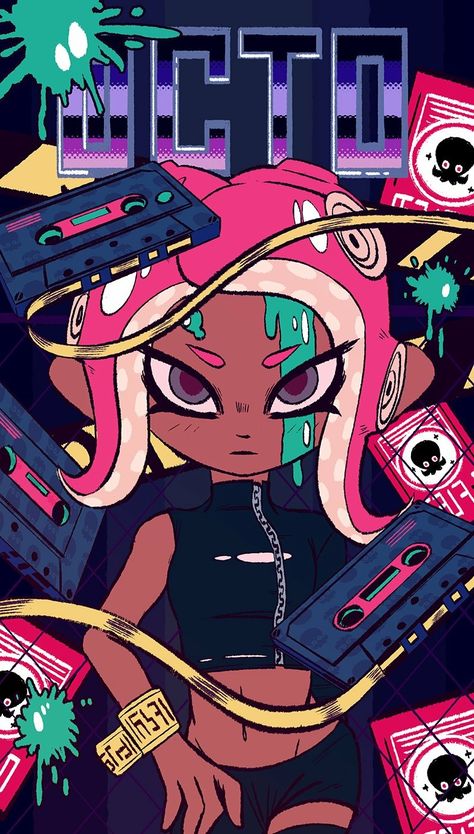 Agent 8 Splatoon 2 by @arkestar Octo Expansion, Agent 8, Splatoon Memes, Nintendo Splatoon, Splatoon 2 Art, Splatoon Comics, Video Game Art, Splatoon, Animal Crossing