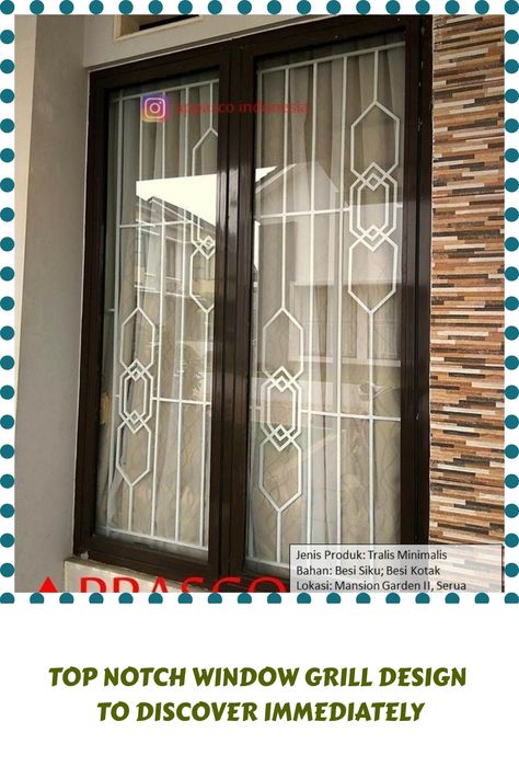 [CommissionsEarned] 46 Trendiest Home Window Grill Design Tips You'll Be Amazed By This Fall #homewindowgrilldesign Indian Window Design, Wooden Window Design, Iron Window Grill, Tor Design, Modern Window Design, Grill Designs, Modern Window Grill, Home Window Grill Design, Window Glass Design