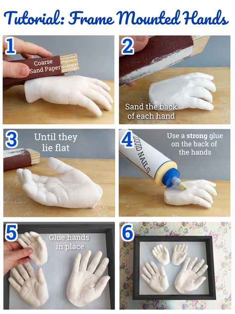 Plaster Hand Art, Hand Casting Ideas, Family Hand Casting, Baby Casting Kit, Baby Hand And Foot Prints, Plaster Hands, Baby Cast, Hand Casting, Families Hands