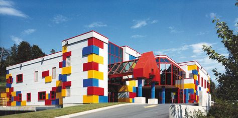 #Kindergarten #design #ideas Kindergarten Design Ideas, School Facade, Public Library Design, Architect Jobs, Preschool Designs, School Building Design, Kindergarten Design, Children Hospital, School Interior