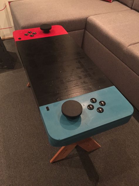 Game Room Basement, Game Room, Basement, Nintendo Switch, Nintendo, Woodworking, Coffee Table, Tools, Coffee