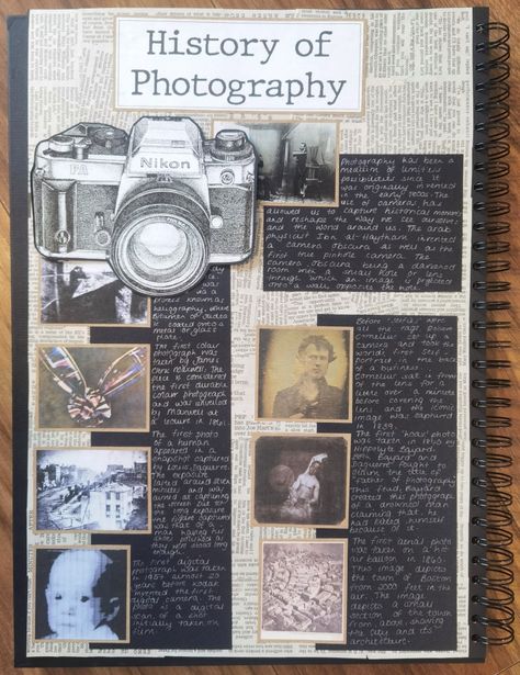 Photography Coursework Ideas, Art School Portfolio Sketchbook Pages, History Of Photography Sketchbook, Photography Gcse Aesthetic, History Textiles Gcse, Artist Information Page Gcse, Photography Research Page Gcse, Gcse Photography Experimentation, Fashion Artist Research Page