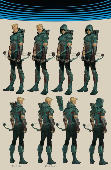 Arrow Comic, Dc Costumes, Batman Concept, Otto Schmidt, Arrow Art, Arrow Drawing, Famous Comics, Arte Dc Comics, Dc Comics Artwork