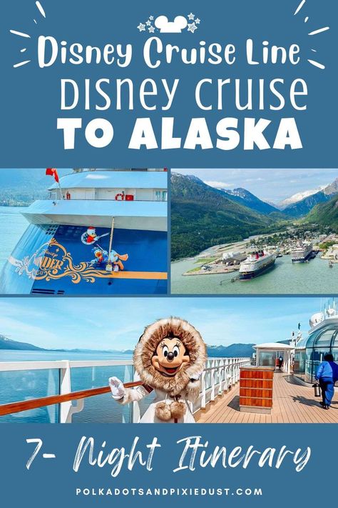 Disney Alaska Cruise Guide and 7-Night Itinerary Alaska Disney Cruise, Disney Alaska Cruise Outfits, Disney Alaska Cruise, Alaska Cruise Excursions, Disney Cruise Packing List, Disney Wonder Cruise, Alaska Cruise Outfits, Cruise To Alaska, Disney Wonder