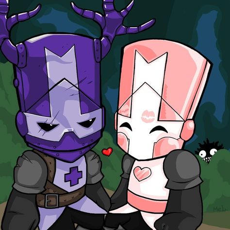 Purple Knight Castle Crashers, Pink Knight Castle Crashers, Castle Crashers Fanart, Patrick Cosplay, Behemoth Art, Newgrounds Art, Purple Knight, Battleblock Theater, Nier Characters