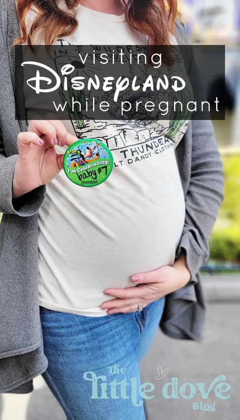 Best tips for visiting Disneyland while pregnant. Disneyland While Pregnant, Disney World Outfits Pregnant, Pregnant Disney Outfit Winter, Pregnant At Disneyland, Disney Outfits Pregnant Women, Disneyland Outfits Pregnant, Disneyland Maternity Outfit, Pregnancy Disney Outfit, Maternity Disney Outfit