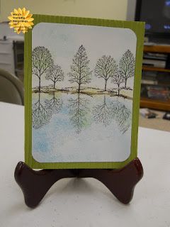 Reflection Mirror, Rubber Stamping Techniques, Stamp Tutorial, Technique Tuesday, Card Making Videos, Tree Stamp, Card Making Tips, Mirror Reflection, The Reflection