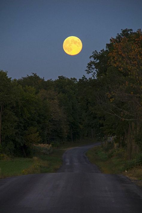 Late Night Randomness (28 Photos) - Suburban Men Fall Scenery, Night Sky Moon, Moon Man, Photography Night, Enchanted Evening, Moon Clouds, Moon Photos, The Moon Is Beautiful, Night Moon