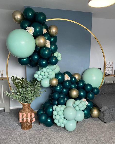 Tourquise Birthday Decor, Teal Balloon Decorations, Green Balloons Decoration, Teal Birthday Decorations, Teal Party Decor, Teal Balloon Garland, Teal Decorations, Teal Party Decorations, Teal Balloons