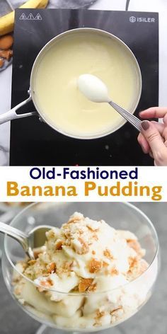 Cooked Banana Pudding Old Fashioned, Applesauce Brownies, Banana Pudding From Scratch, Pudding From Scratch, Old Fashioned Banana Pudding, Magnolia Bakery Banana Pudding, Homemade Vanilla Pudding, Banana Pudding Desserts, Easy Banana Pudding