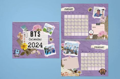 BTS Calendar Fun 2024 Lakewood Washington, Bts Calendar, Kpop Diy, Mom Life, Washington, Bts