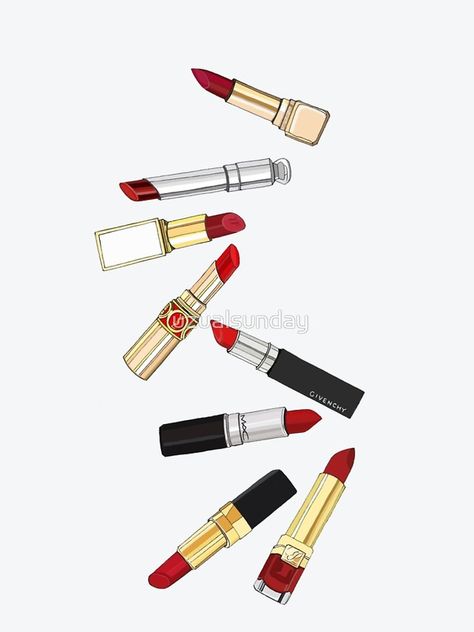 Design Makeup Illustration, Makeup Wallpapers, Fashion Wallpaper, Makeup Art, Fashion Sketches, Lipsticks, Iphone Background, Wallpaper Backgrounds, Cute Wallpapers