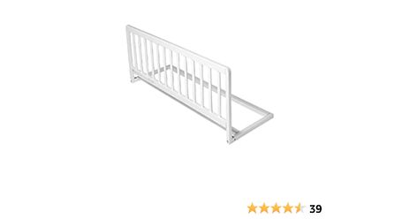 Safetots Narrow Wooden Bed Guard, White, 38cm High x 90cm Wide, Toddler Bedrail for Safety, Secure Child Bed Rail, Pre-Assembled, Easy Installation Build A Loft Bed, Child Bed, Bed Guard, Bed Rail, Bed Rails, Laundry Storage, Wooden Bed, Baby Products, Kid Beds