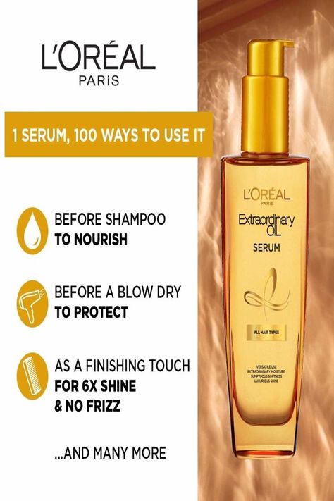 Loreal Hair Serum, Best Hair Serums, Diy Hair Serum, Hair Serums, Best Hair Serum, Loreal Hair Color, Diy Serum, Wow Hair Products, Overnight Hairstyles