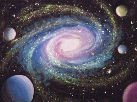 Galaxy Painting Acrylic, Galaxy Artwork, Planet Painting, Space Painting, Andromeda Galaxy, Galaxy Painting, Galaxy Art, Futuristic Art, Universe Art