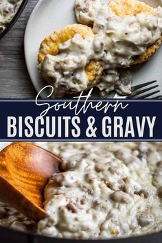 Biscuits And Sausage Gravy, Biscuits And Sausage, Lobster Biscuits, Best Biscuits And Gravy, Homemade Sausage Gravy, Sausage Gravy And Biscuits, Red Lobster Biscuits, Sausage Gravy Recipe, Homemade Buttermilk Biscuits