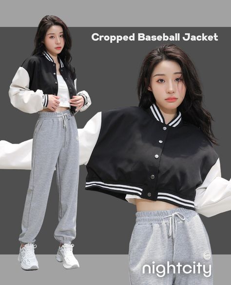 Looking for a stylish and sporty jacket to keep you warm? Check out our Cropped Baseball Jacket! Made from soft and comfortable fabric, this jacket is perfect for chilly days. With a cropped design, this jacket is sure to look great with your favorite jeans or joggers. Don't miss out on this must-have piece - grab yours today!⁠ ⁠ You can find this product on this post's tags as well as on our store by either searching or navigating to Women -> Outerwear. Link in Bio 🔗​​​​​⁠ ​​​​​​​​⁠ Featured:​ Cropped Baseball Jacket, Aesthetic Hairstyles, Sporty Jacket, Women Outerwear, Baseball Jacket, Outerwear Women, Favorite Jeans, Instagram Feed, To Look