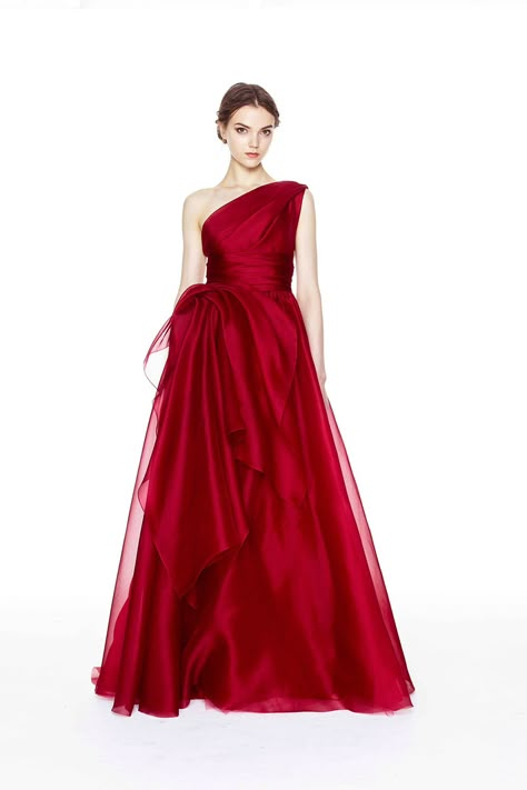 Marchesa Concert Dresses, Long Red Dress, Red Gowns, فستان سهرة, Red Label, Long Red, Gorgeous Gowns, Marchesa, Red Wedding