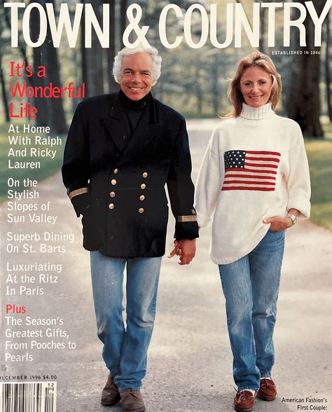 Ricky Lauren, Ralph Lauren Ads, Town And Country Magazine, 90s Ralph Lauren, Country Magazine, Designer Ralph Lauren, Into The West, Sheath Dresses, Curvy Style