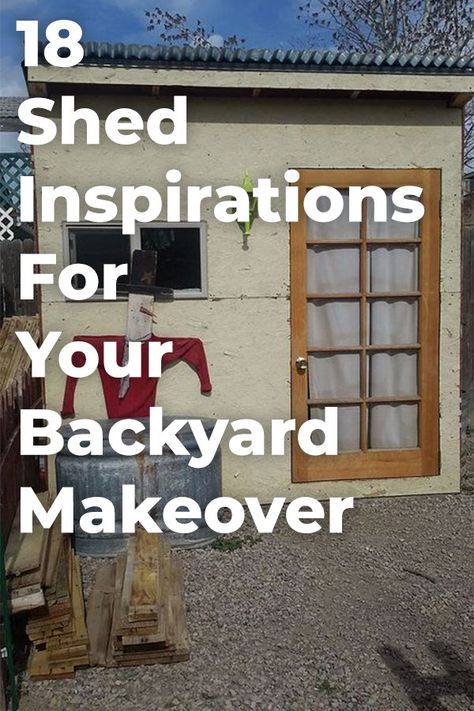 Looking for additional storage or a backyard retreat to relax & unwind in? These 18 DIY shed building plans will encourage you to build the shed of your dreams! Outdoor Sheds Ideas Buildings, Woodworking Shed, Backyard Sandbox, Easy Backyard Diy, Decorate House, Rooms Inspiration, Cheap Sheds, Backyard Playhouse, Wood Storage Sheds