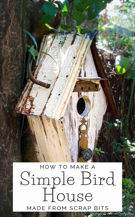 Bug Houses, Birdhouse Plans, Birdhouse Projects, Homemade Bird Houses, Bird Houses Ideas Diy, Beautiful Birdhouses, Birdhouses Rustic, Bird House Feeder, Garden Birdhouses