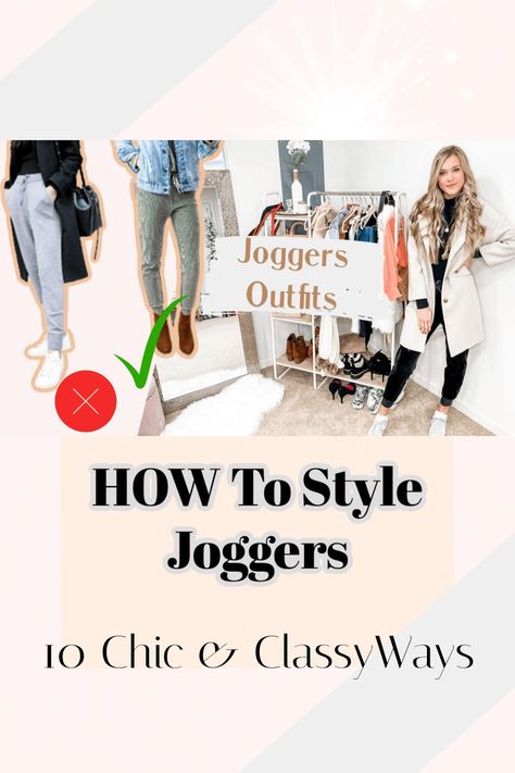 How To style joggers Joggers With Denim Shirt, Jean Jogger Outfits Women, Joggers Outfit Women Casual Street Style, Joggers With Booties Outfit, Cute Jogger Outfits Winter, Denim Jogger Outfits Women, Navy Joggers Outfit, Jogger Outfit Ideas, Blue Joggers Outfit