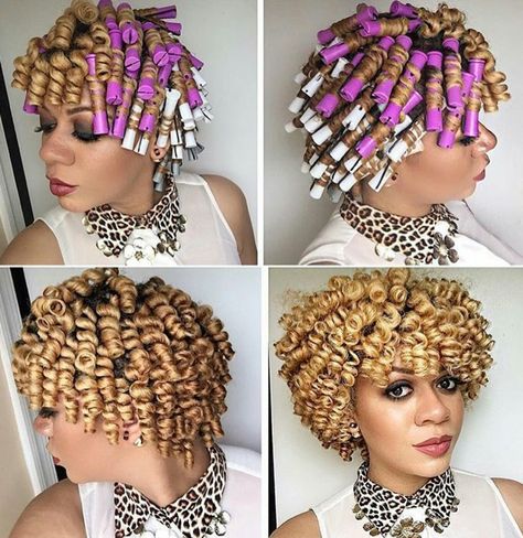 Perm rod set Big Perm, Perm Curls, Perm Rod Set, Curls Hairstyles, Natural Hairstyle, Perm Rods, Pelo Afro, Natural Hair Community, Heatless Curls