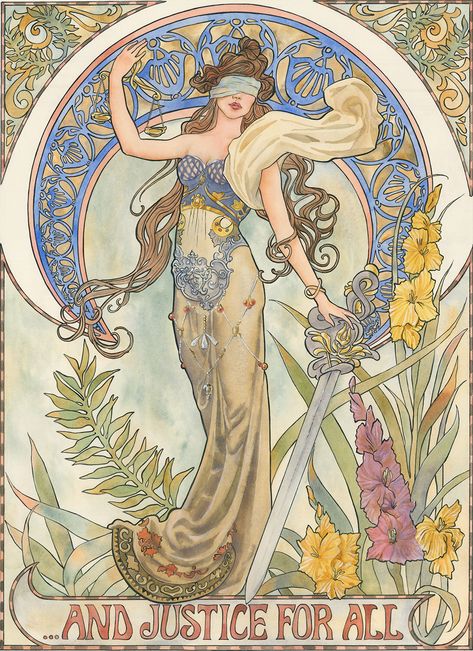 Art Nouveau Mucha, Alphonse Mucha Art, Vintage Advertising Art, Mucha Art, Alfons Mucha, Art Nouveau Illustration, Art Nouveau Pattern, Seasons Autumn, Art Nouveau Poster