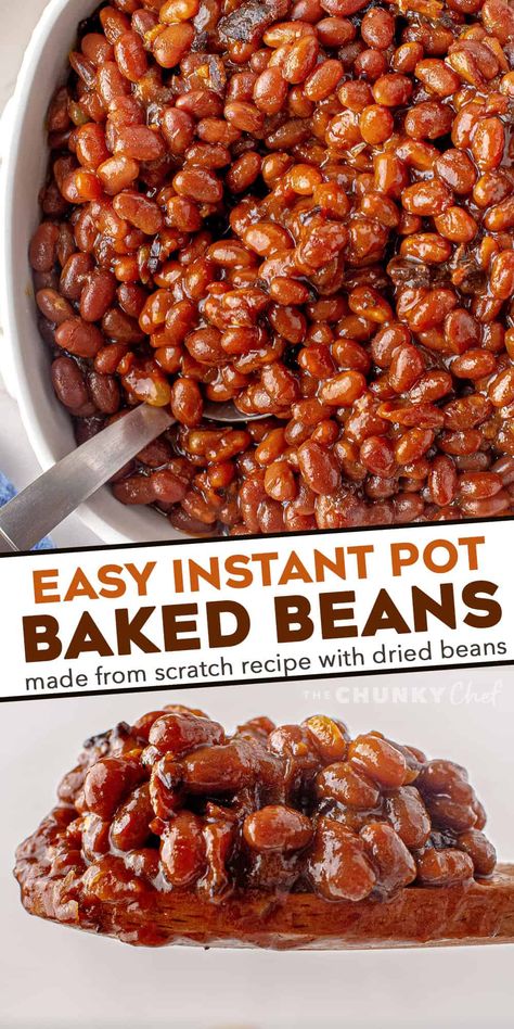 Instant Pot Baked Beans Canned, Pressure Canning Baked Beans, Instant Pot Baked Beans No Soak, Instant Pot Baked Beans From Scratch, Keto Baked Beans Recipe, Instapot Bean Recipes, Instapot Baked Beans, Instant Pot Bean Recipes, Baked Beans Instant Pot